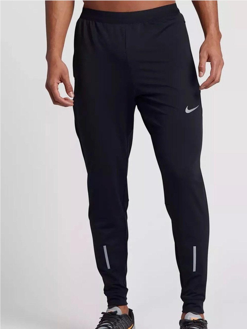 Nike Black Men's Running Joggers with Reflective Swoosh